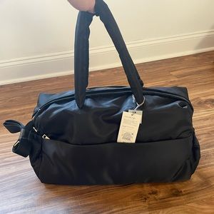 a new day Small Black Duffle Bag